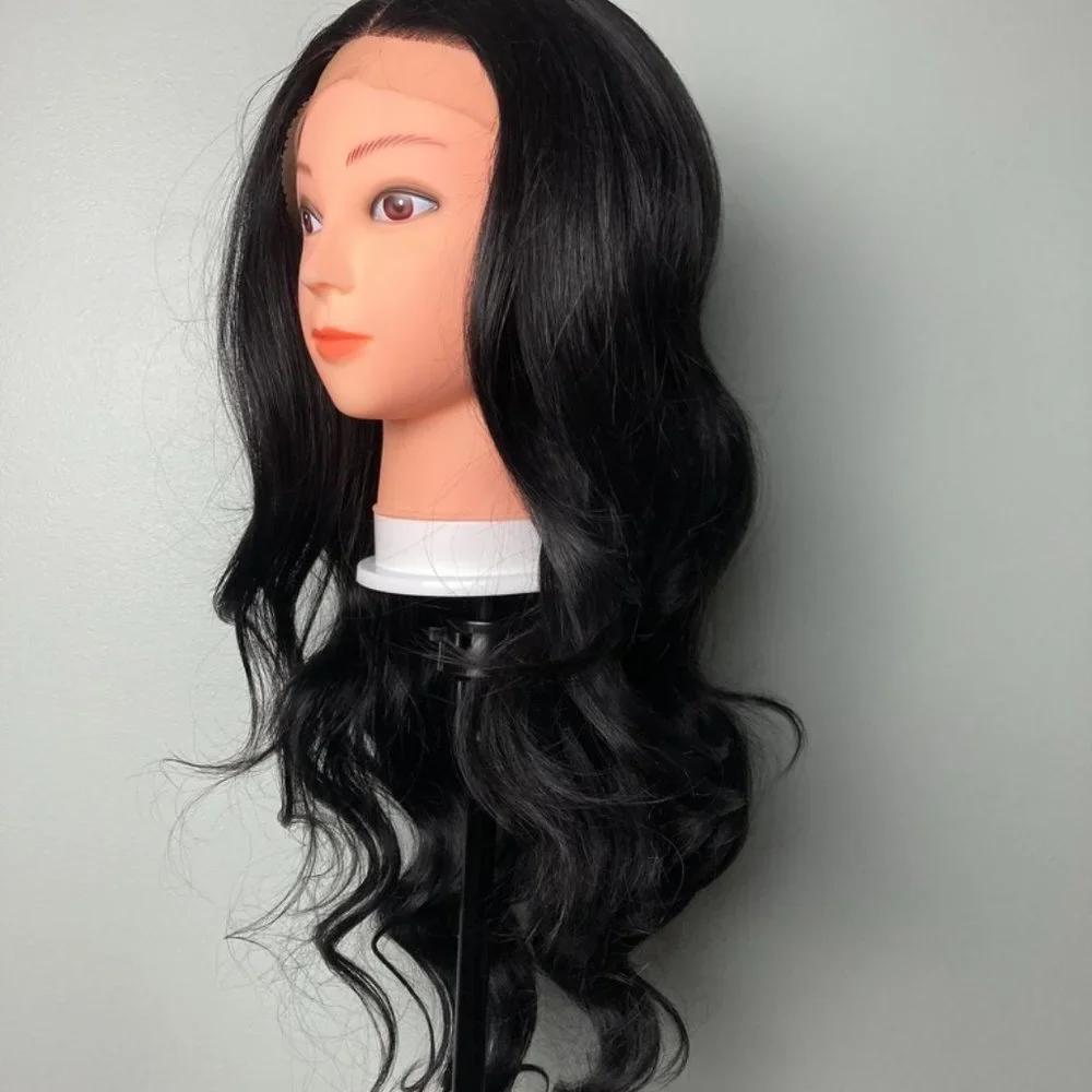 Black Wavy Lace Front Wig